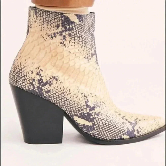 Free People Jeffrey Campbell Flynn Snakeskin